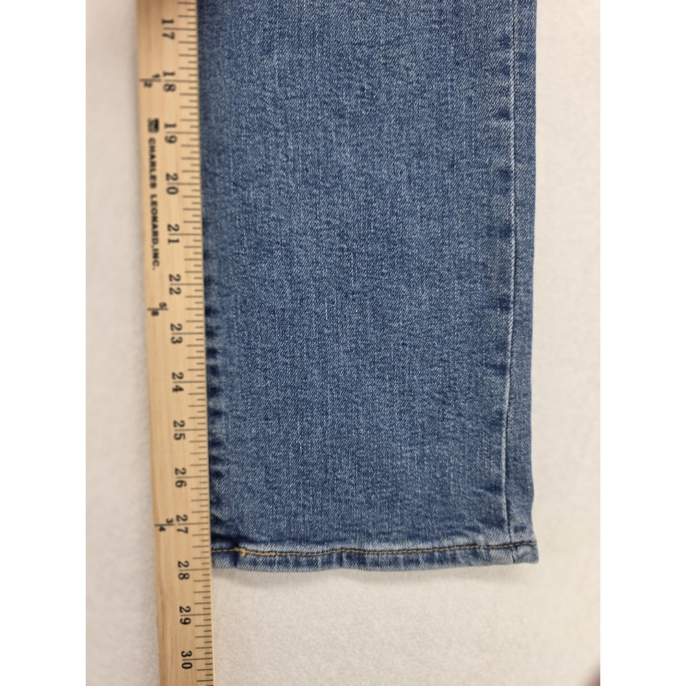 Levi's Premium Wedgie Straight Jeans Womens 8 29x28 Medium Wash High Rise NWT - Picture 4 of 13